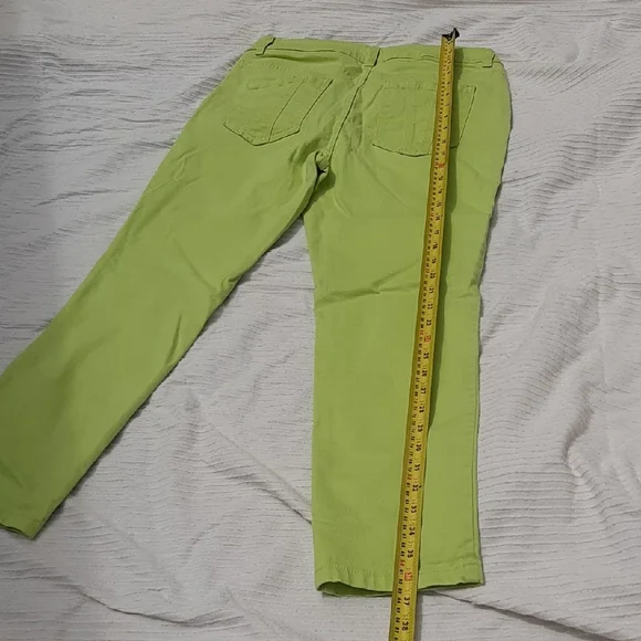 Christopher&Banks💚Green Jeans Y2K Size 6 - Picture 4 of 6